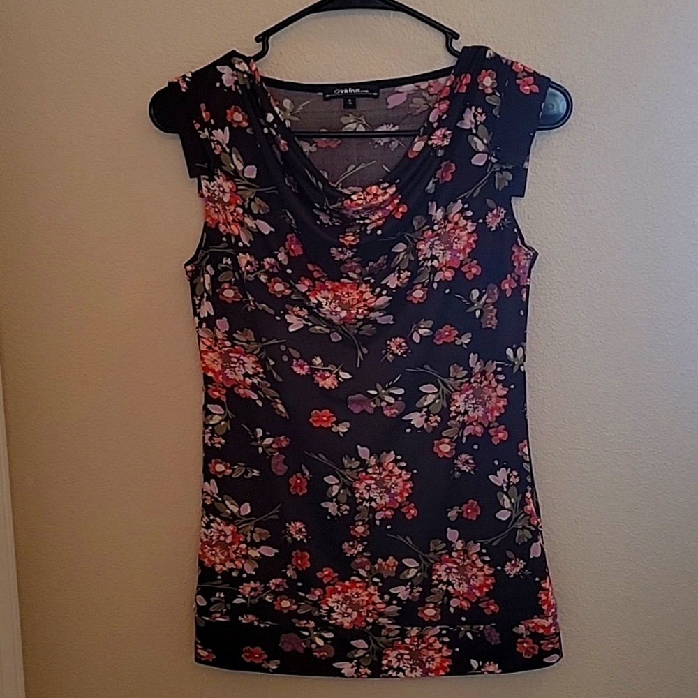 Cowl neck top